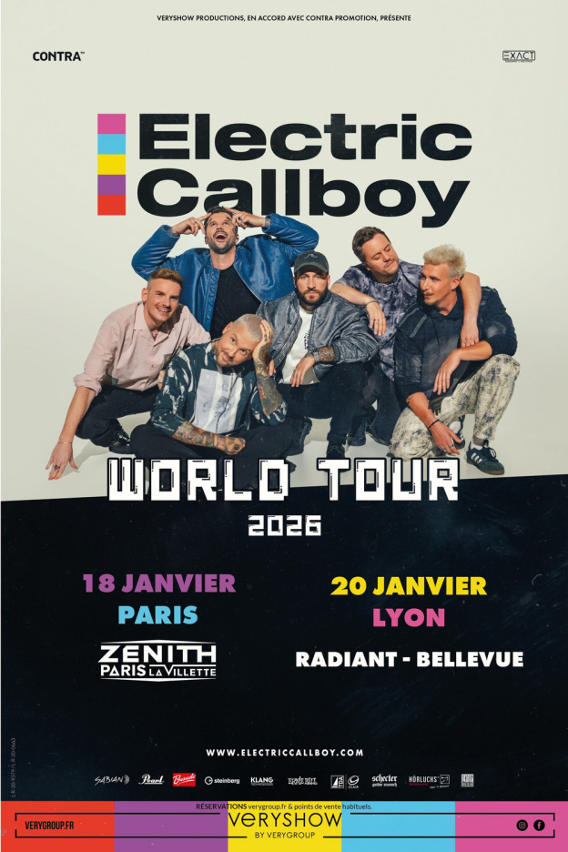 Electric Callboy en concert au Zénith de Paris en janvier 2026