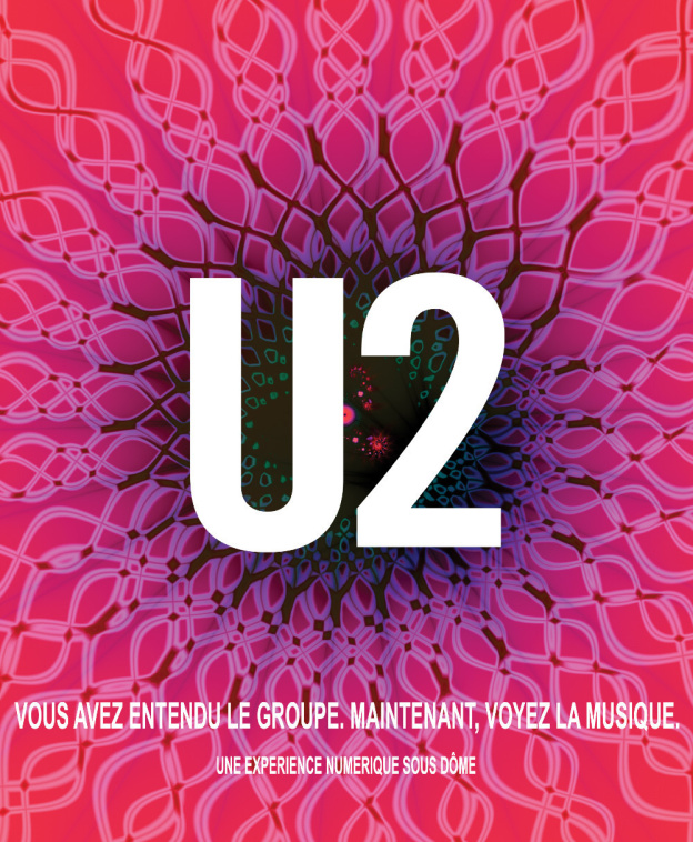 U2 en projection sous dôme à la Cité des sciences et de l'industrie