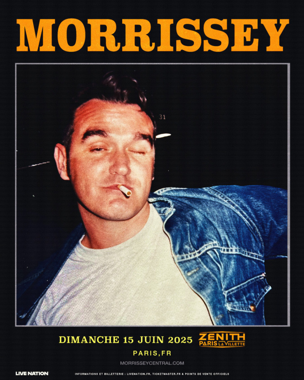 Morrissey en concert au Zénith de Paris en juin 2025