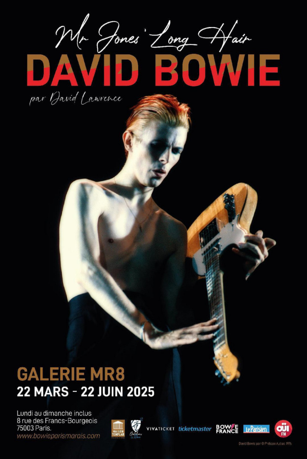 David Bowie, Mr Jones’ Long Hair : l’exposition inédite à voir à la Galerie MR8 à Paris
