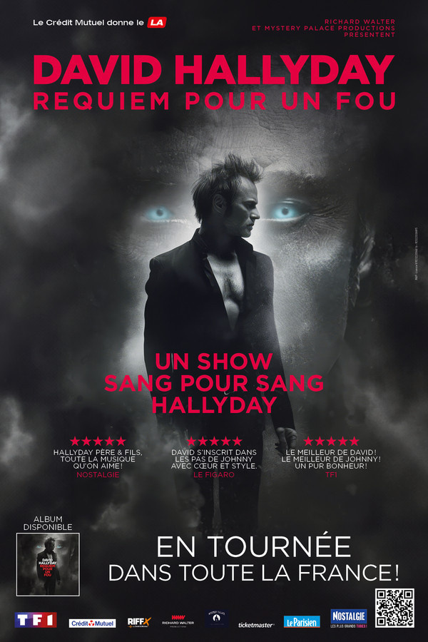 David Hallyday en concert à l’Arena Grand Paris en mars 2025