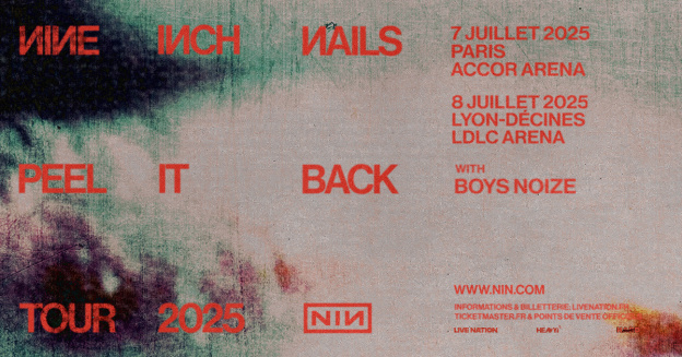 Nine Inch Nails en concert à l’Accor Arena de Paris en 2025 : quelle est la première partie ?