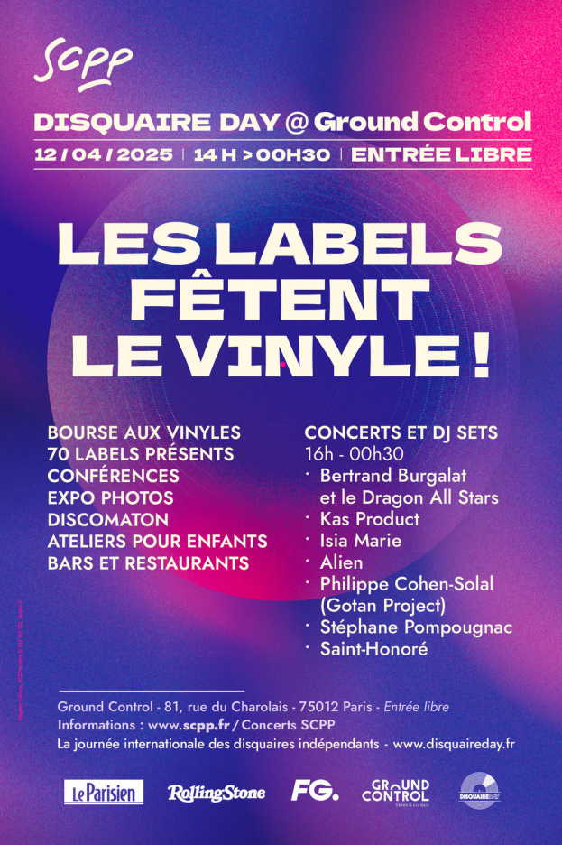 Disquaire Day 2025 : bourse aux vinyles, concerts et dj sets gratuits à Ground Control