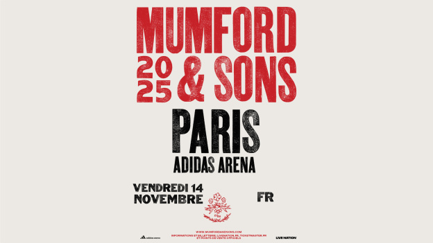 Mumford & Sons en concert à l’Adidas Arena à Paris en novembre 2025