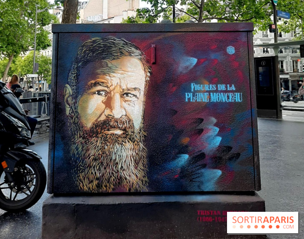 Street art : C215 réalise 11 portraits de figures célèbres dans le quartier de la Plaine-Monceau