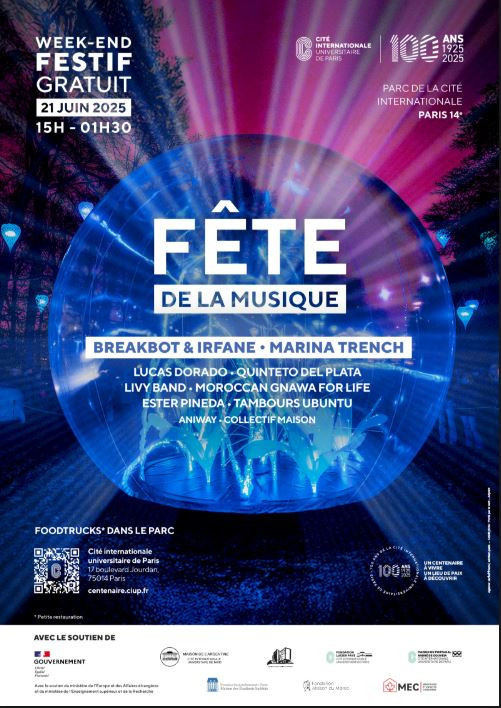 Fête de la musique 2025 à la Cité universitaire de Paris avec Breakbot & Irfane