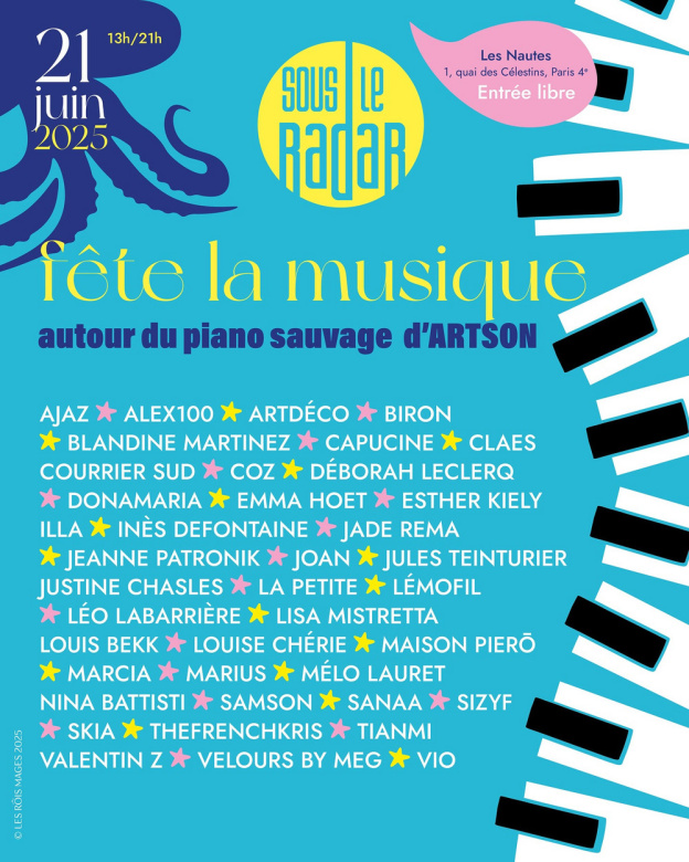 Fête de la musique 2025 : Sous le Radar investit les quais de Seine à Paris