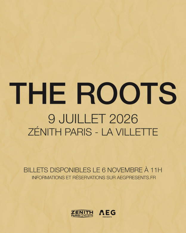 The Roots en concert au Zénith de Paris en juillet 2026