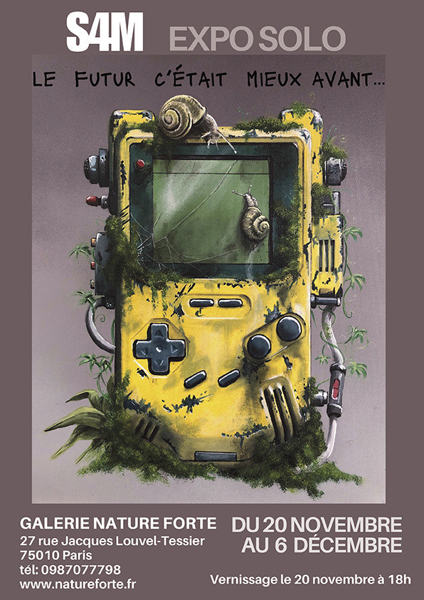  Le Futur c'était mieux avant : une exposition du street artiste S4M à la Galerie Nature Forte