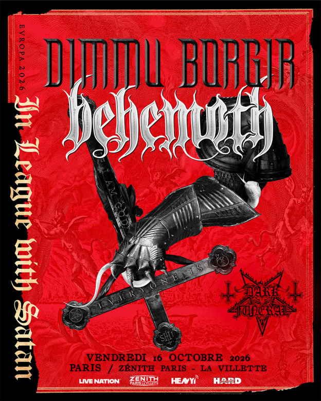 Behemoth et Dimmu Borgir en concert au Zénith de Paris en octobre 2026