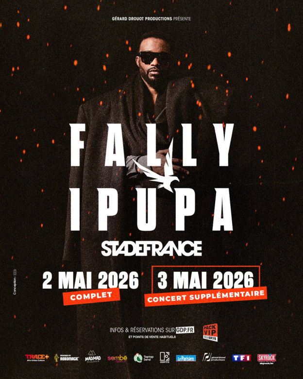 Fally Ipupa en concert au Stade de France en mai 2026, date supplémentaire