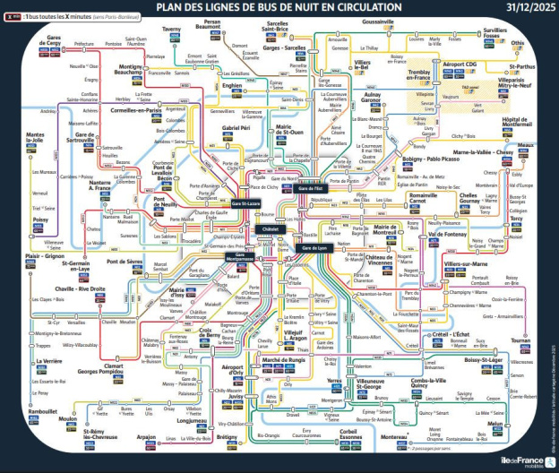 Paris : les stations de métro, gares RER et Transilien ouvertes toute la nuit du Nouvel An 2026