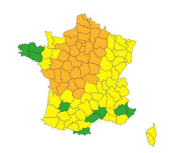Neige et verglas : Paris et l'ensemble de l'Île-de-France de nouveau en alerte orange ce mercredi