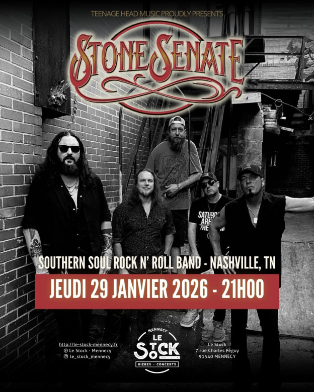 Stone Senate en concert gratuit au Stock à Mennecy 