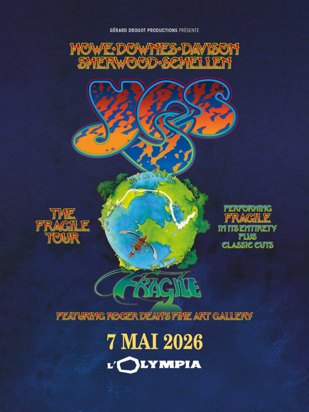 Yes en concert à l'Olympia à Paris en mai 2026