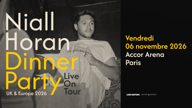 Niall Horan en concert à Paris Bercy en novembre 2026