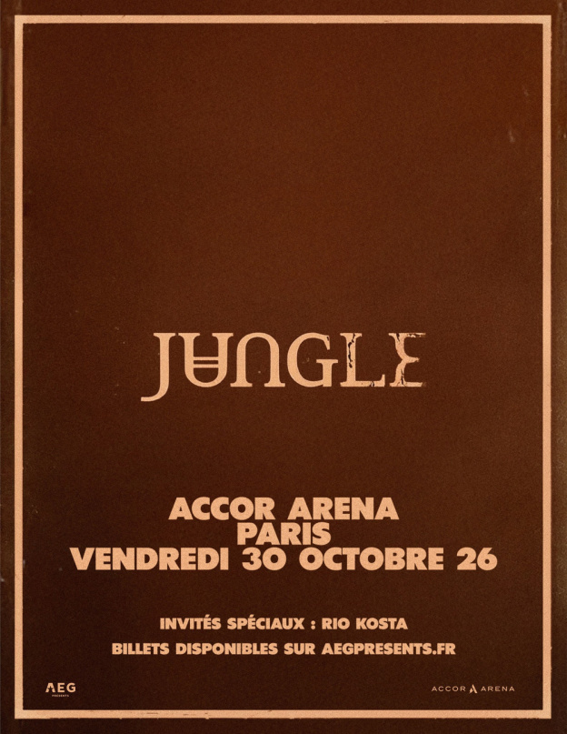 Jungle en concert à Paris Bercy en octobre 2026
