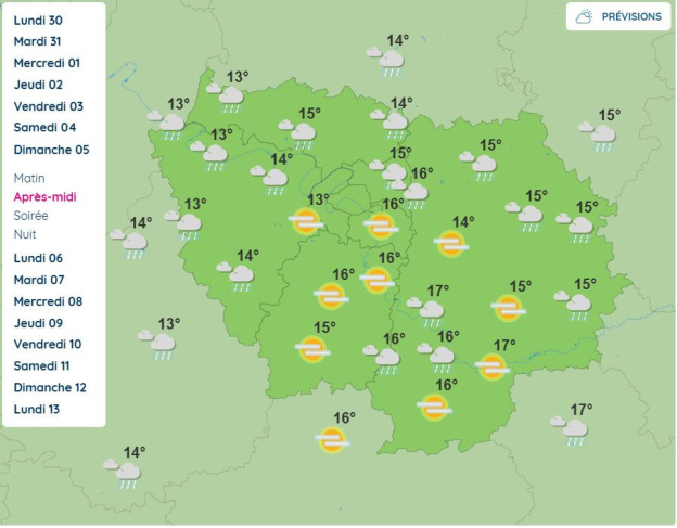 Météo : quel temps à Paris et en Île-de-France pour le week-end et lundi de Pâques ?