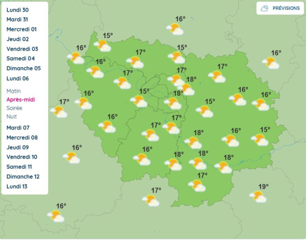 Météo : quel temps à Paris et en Île-de-France pour le week-end et lundi de Pâques ?