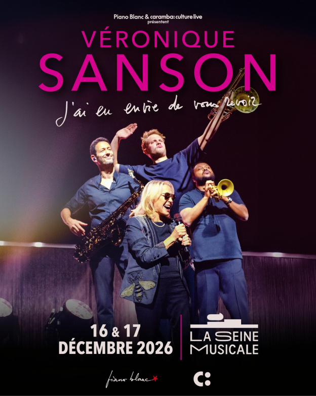Véronique Sanson en concert à la Seine musicale en décembre 2026