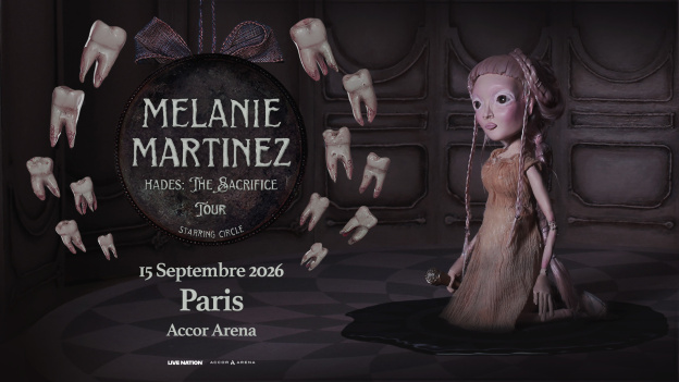 Melanie Martinez en concert à Paris Bercy en septembre 2026