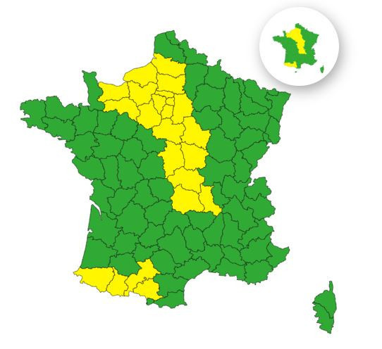 Orages : vigilance jaune à Paris et en Île-de-France ce vendredi 1er mai 