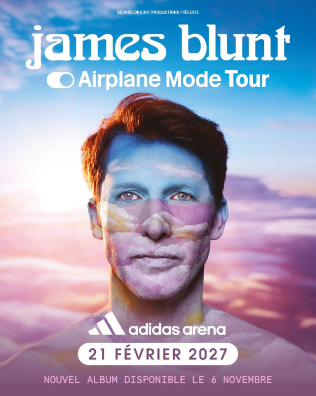 James Blunt en concert à Paris en février 2027