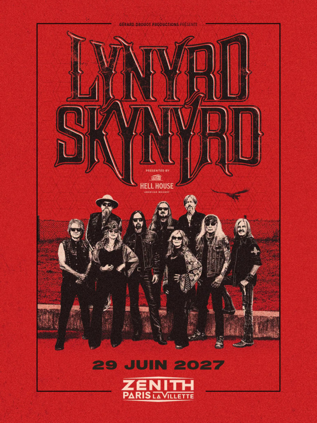 Lynyrd Skynyrd en concert au Zénith de Paris en juin 2027