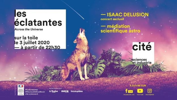 Les Eclatantes 2020 avec Isaac Delusion à la Cité des sciences et de l'industrie
