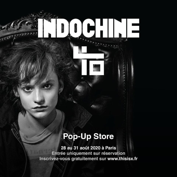 Indochine ouvre une boutique éphémère à Paris fin août, inscriptions ouvertes