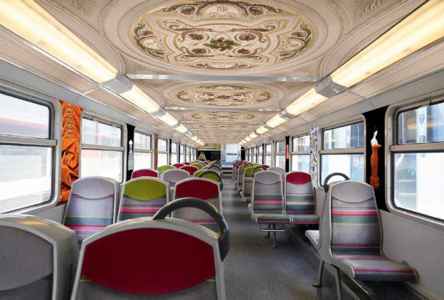 Train Paris Musées : quand des œuvres de musées parisiens décorent le RER C