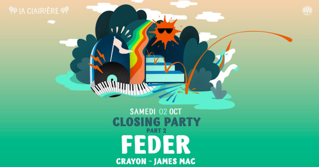 Feder de retour à La Clairière cet automne pour une closing party exclusive
