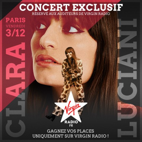 Clara Luciani en concert privé Virgin Radio au Bataclan à Paris