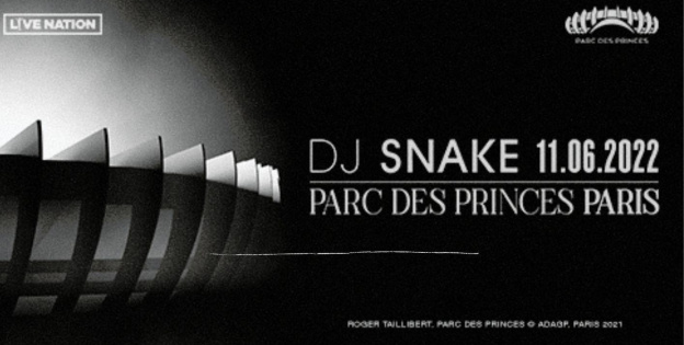 DJ Snake en concert au Parc des Princes à Paris en juin 2022