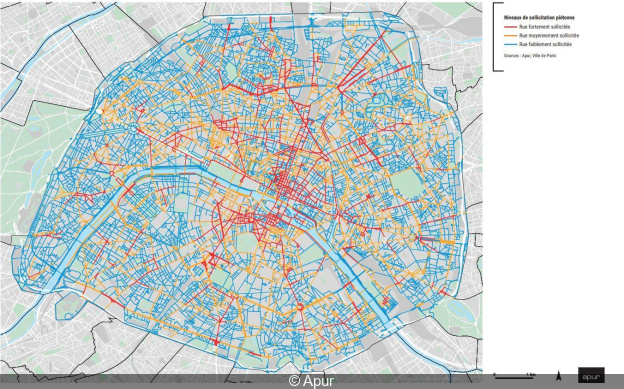 Paris: here are the streets of the capital most frequented by pedestrians