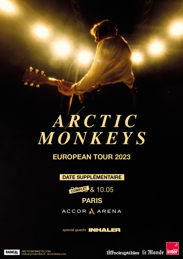 Arctic Monkeys en concert à l'Accor Arena de Paris en mai 2023