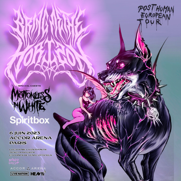 Bring Me The Horizon en concert à l'Accor Arena de Paris en juin 2023