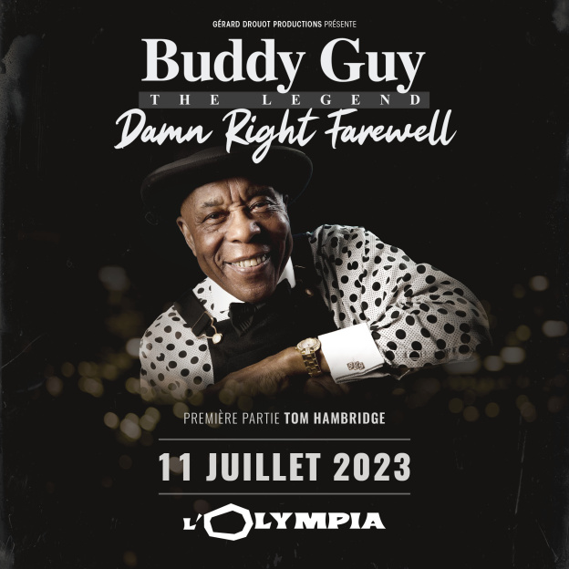 Buddy Guy en concert à l’Olympia de Paris en juillet 2023
