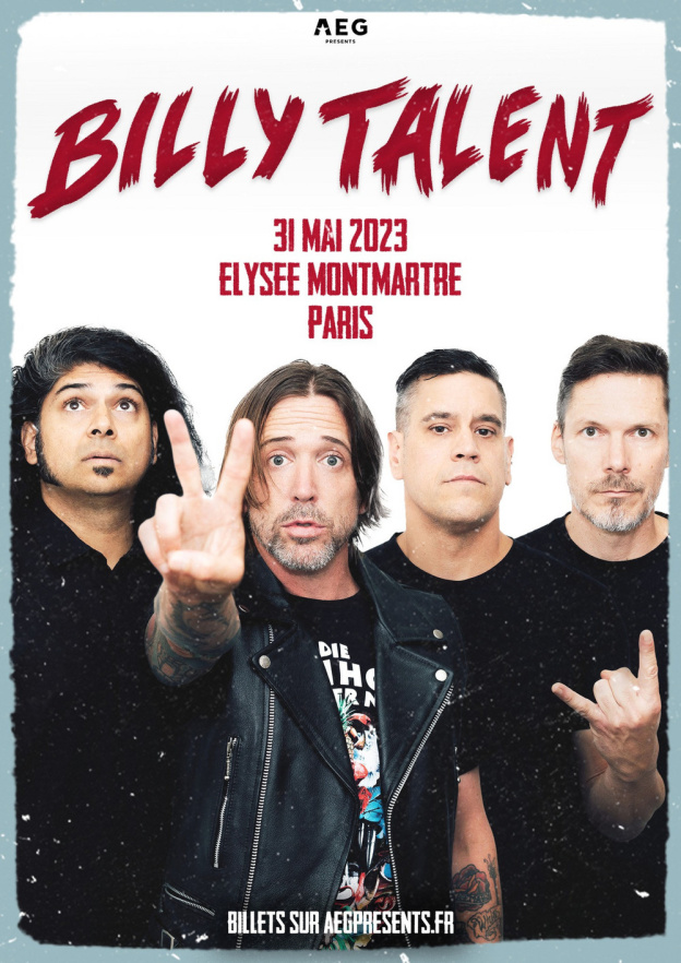 Billy Talent 2024 Tour Kacy Sallie