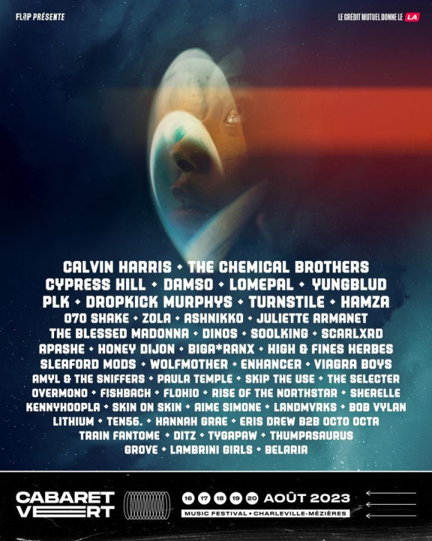 Le Cabaret Vert 2023 The Chemical Brothers, Cypress Hill, Damso... la