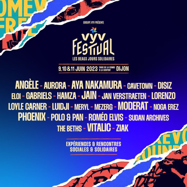 VYV Festival 2023 : Aya Nakamura, Angèle, Moderat... découvrez la programmation
