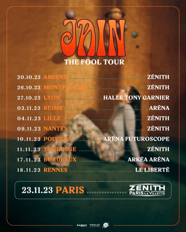 Jain en concert au Zénith de Paris en novembre 2023