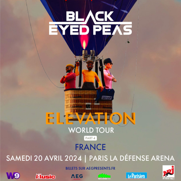 I Black Eyed Peas in concerto all'Arena La Défense di Parigi nell