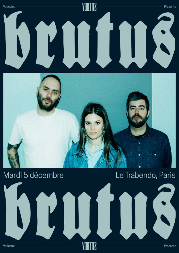 Brutus en concert au Trabendo à Paris en décembre 2023