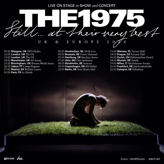 The 1975 en concert au Zénith de Paris en mars 2024