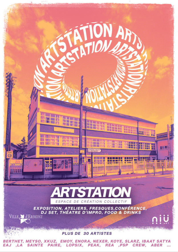 Art Station : un bâtiment du Val-d’Oise transformé en musée d’art urbain et contemporain éphémère