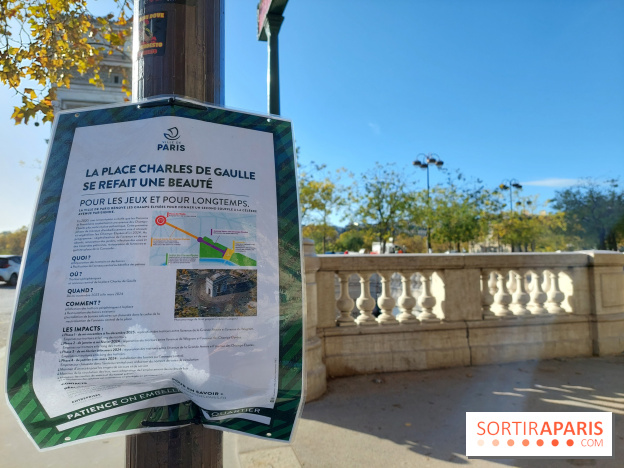 Paris : la Place Charles-de-Gaulle se refait une beauté