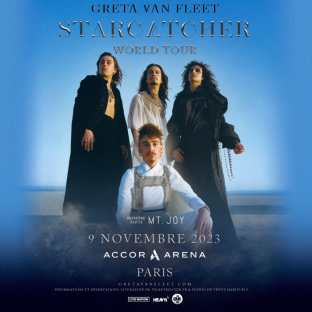 Greta Van Fleet à l’Accor Arena de Paris ce jeudi : tout ce qu’il faut savoir 