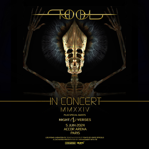 Tool en concert à l'Accor Arena de Paris en juin 2024