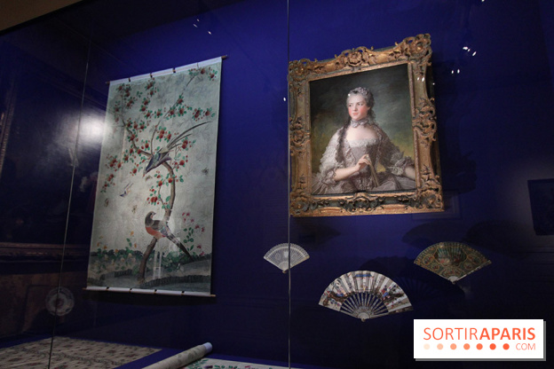 La Chine à Versailles : eventails de soie